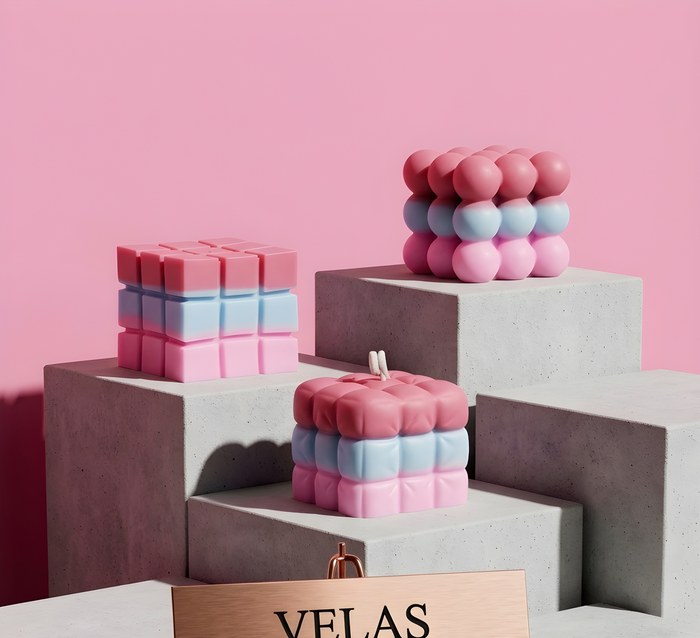 Velas Cuadradas - Lumier Natura Collection